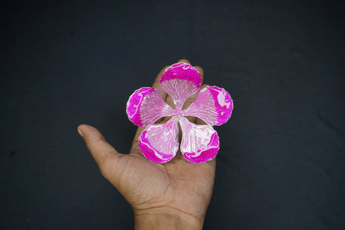 Pure Silver Pink Flower 22g